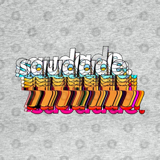 Saudade #3 /// Original Typographic Glitch Artwork by DankFutura